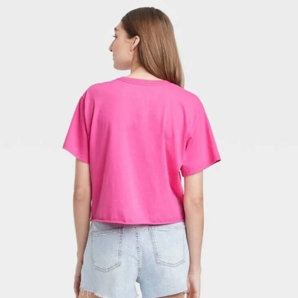 Women's Graphic T-shirt Size Plus 2XL Flaming Hot Cheetos Pink Short Sleeve - Picture 2 of 7